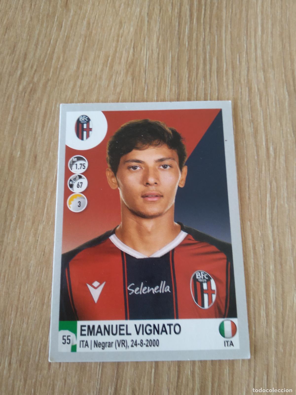 Figurine di Calcio: 103 EMANUEL VIGNATO BOLOGNA CROMO FUTBOL PANINI LIGA ITALIA 20-21 CALCIATORI 2020-2021