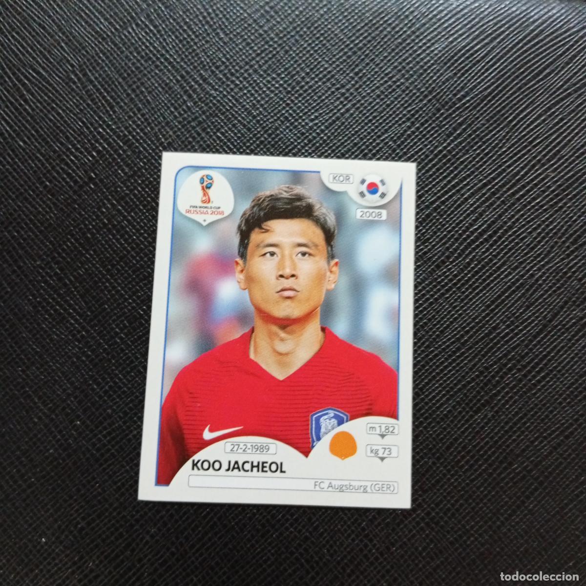 Fu&szlig;ball-Sticker: 500 KOO JACHEOL KOREA PANINI MUNDIAL RUSIA 2018 CROMO FUTBOL 18 - SIN PEGAR - CJ2