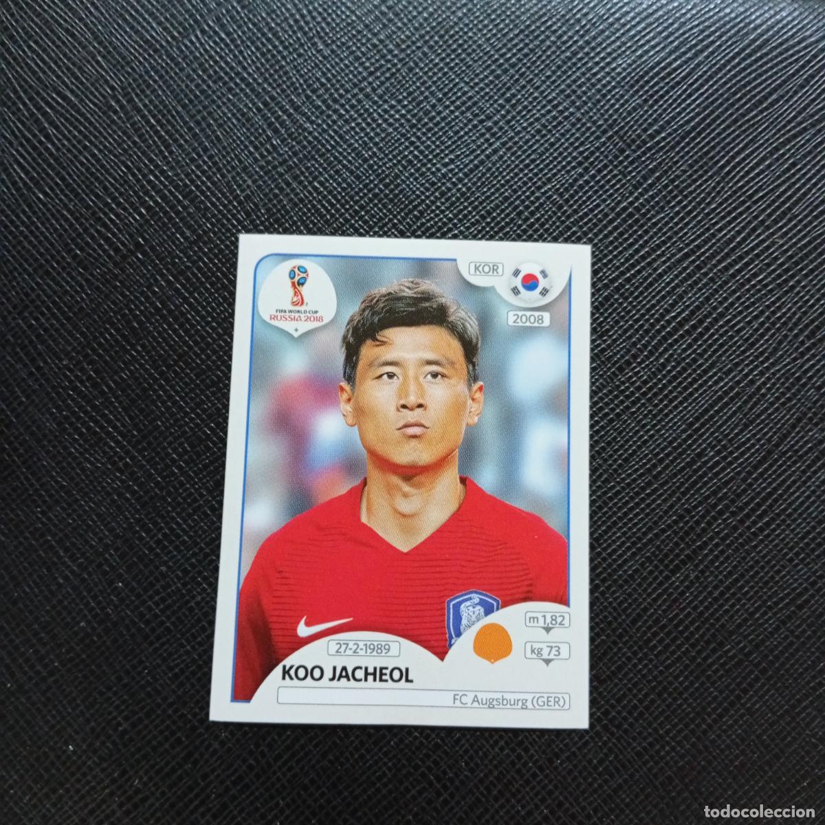 Fu&szlig;ball-Sticker: 500 KOO JACHEOL KOREA PANINI MUNDIAL RUSIA 2018 CROMO FUTBOL 18 - SIN PEGAR - CJ2