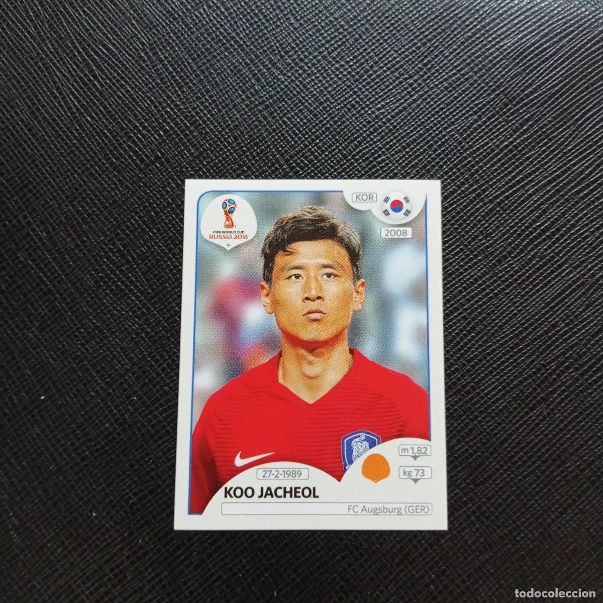 Fu&szlig;ball-Sticker: 500 KOO JACHEOL KOREA PANINI MUNDIAL RUSIA 2018 CROMO FUTBOL 18 - SIN PEGAR - CJ2 .