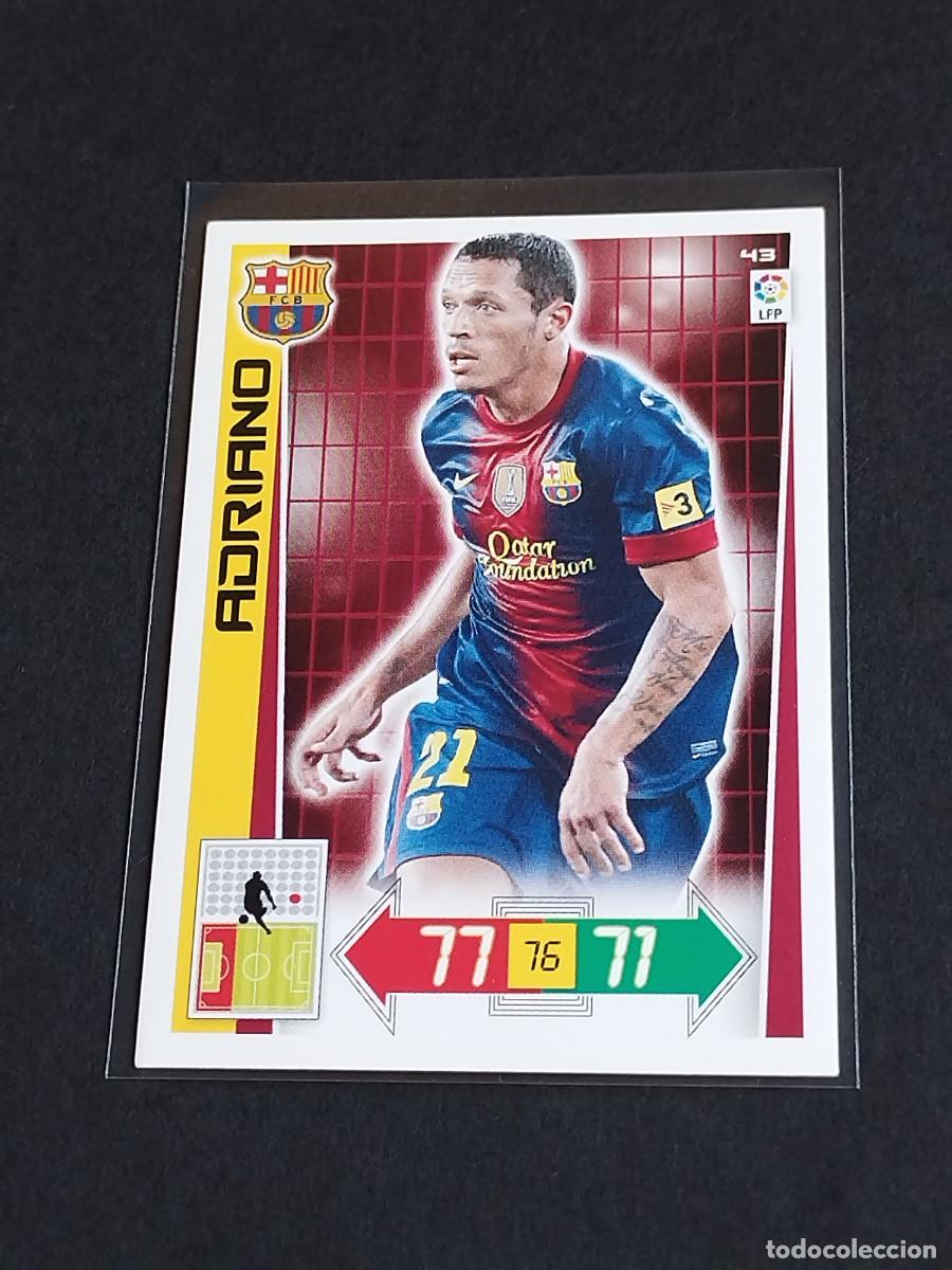 Cromos de f&uacute;tbol: ADRIANO #43 FC BARCELONA - ADRENALYN XL LIGA BBVA 2012 2013 - PANINI 12 13 CROMO FUTBOL