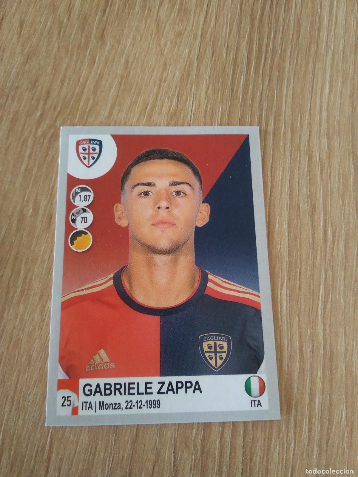 Cromos de f&uacute;tbol: 122 GABRIELE ZAPPA CAGLIARI CROMO FUTBOL PANINI LIGA ITALIA 20-21 CALCIATORI 2020-2021