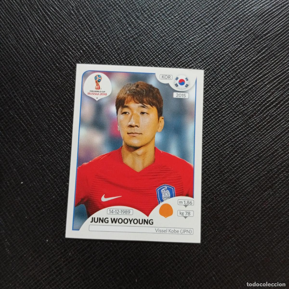 Cromos de f&uacute;tbol: 506 JUNG WOOYOUNG KOREA PANINI MUNDIAL RUSIA 2018 CROMO FUTBOL 18 - SIN PEGAR - CJ2
