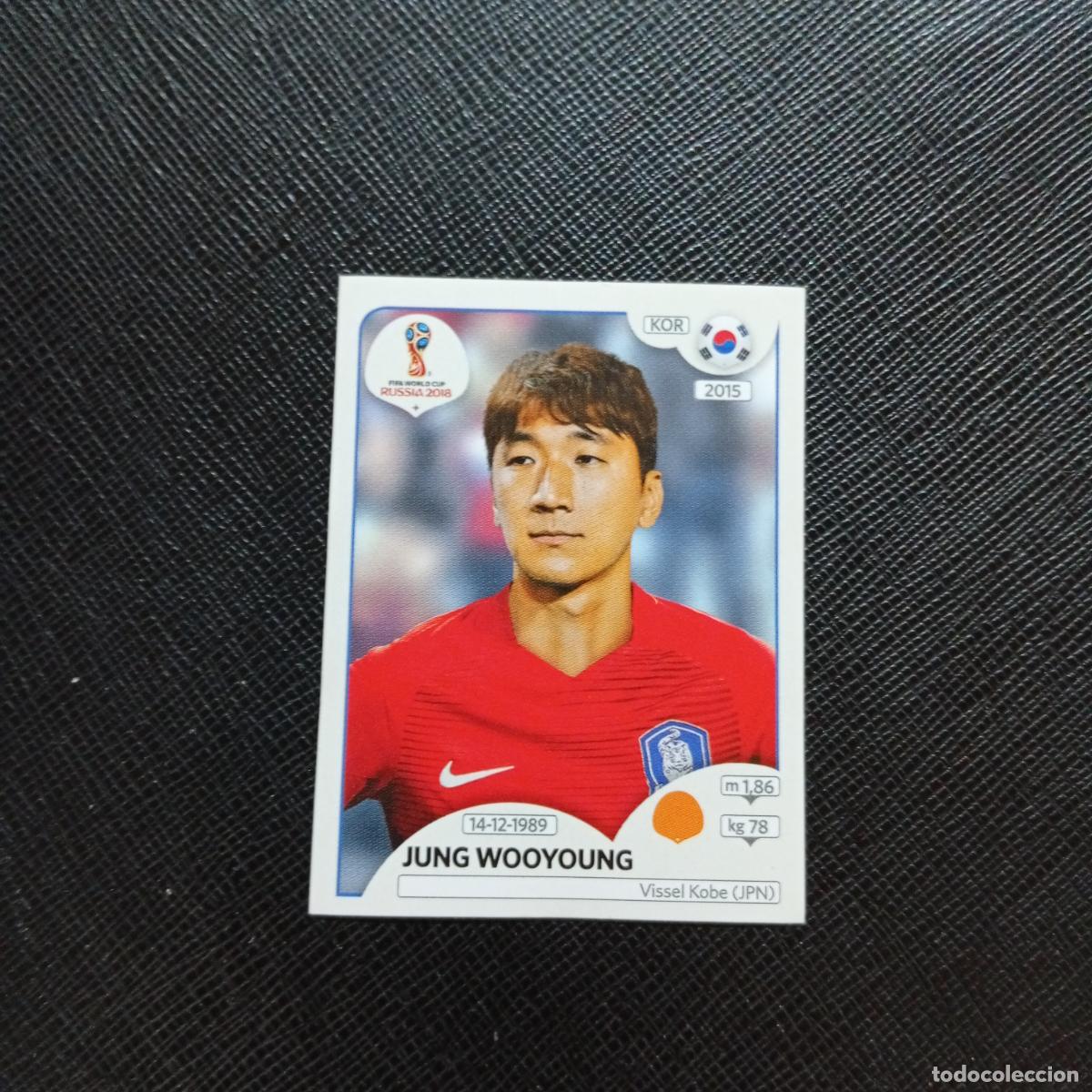 Cromos de f&uacute;tbol: 506 JUNG WOOYOUNG KOREA PANINI MUNDIAL RUSIA 2018 CROMO FUTBOL 18 - SIN PEGAR - CJ2