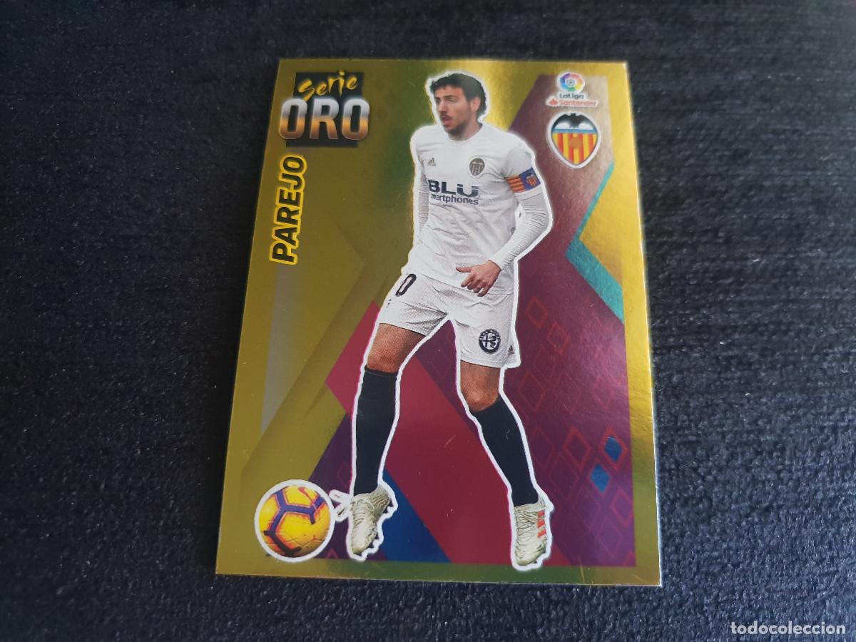 Cromos de f&uacute;tbol: LIGA ESTE 2019-2020 PAREJO VALENCIA N&ordm; 10 SERIE ORO