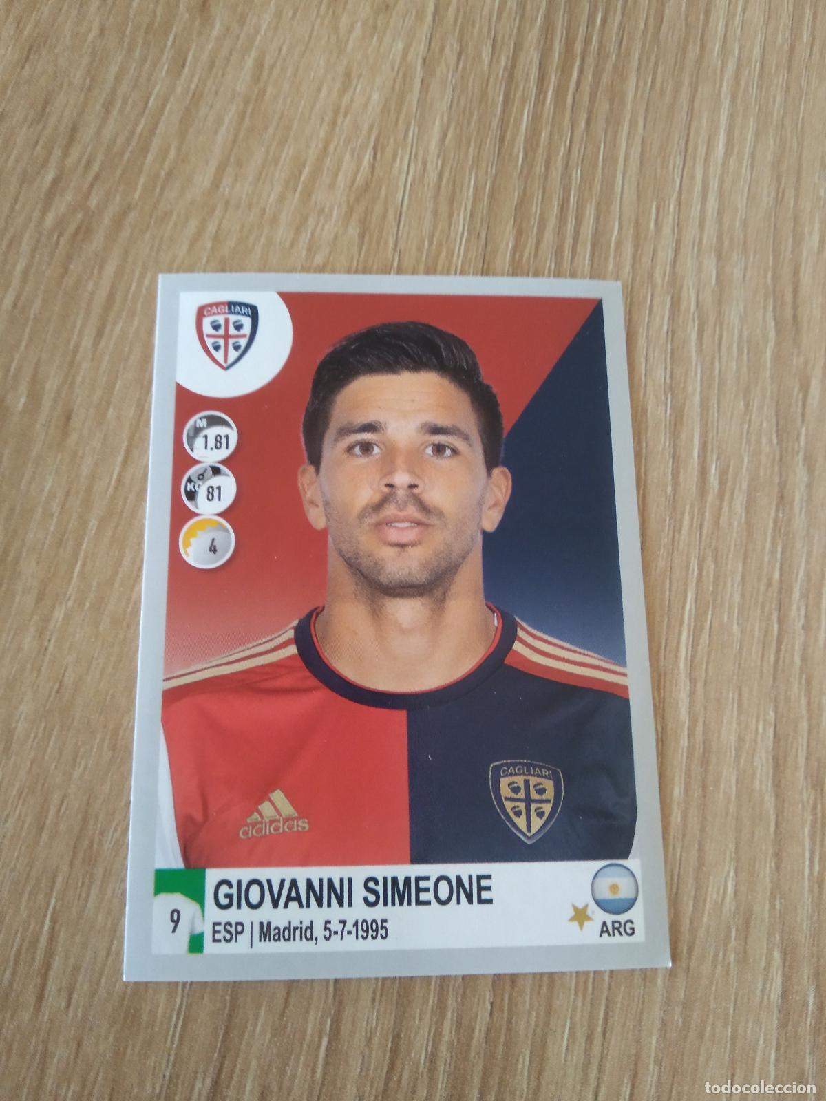 Cromos de f&uacute;tbol: 134 GIOVANNI SIMEONE CAGLIARI CROMO FUTBOL PANINI LIGA ITALIA 20-21 CALCIATORI 2020-2021