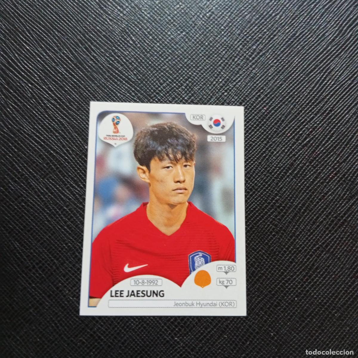 Cromos de f&uacute;tbol: 507 LEE JAESUNG KOREA PANINI MUNDIAL RUSIA 2018 CROMO FUTBOL 18 - SIN PEGAR - CJ2