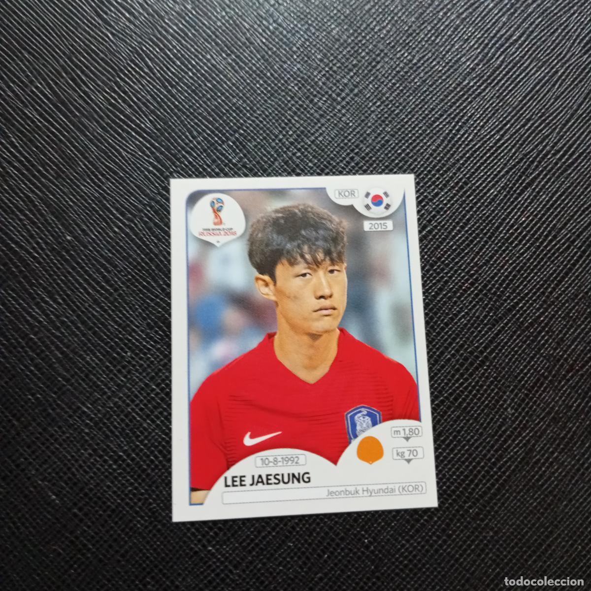 Cromos de f&uacute;tbol: 507 LEE JAESUNG KOREA PANINI MUNDIAL RUSIA 2018 CROMO FUTBOL 18 - SIN PEGAR - CJ2