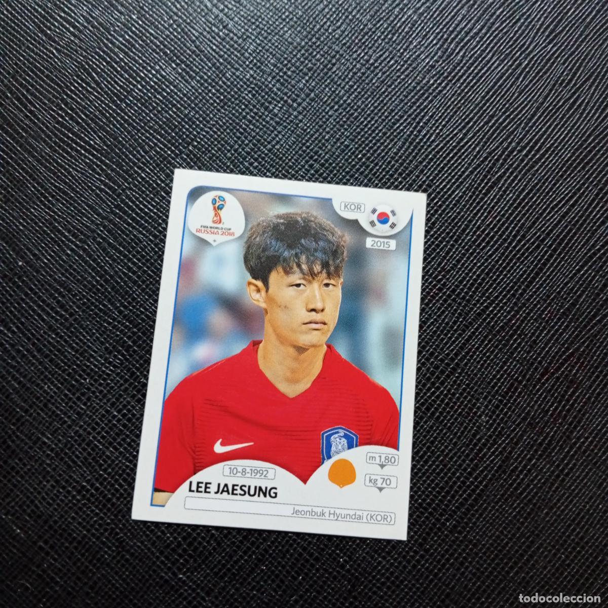 Cromos de f&uacute;tbol: 507 LEE JAESUNG KOREA PANINI MUNDIAL RUSIA 2018 CROMO FUTBOL 18 - SIN PEGAR - CJ2 .