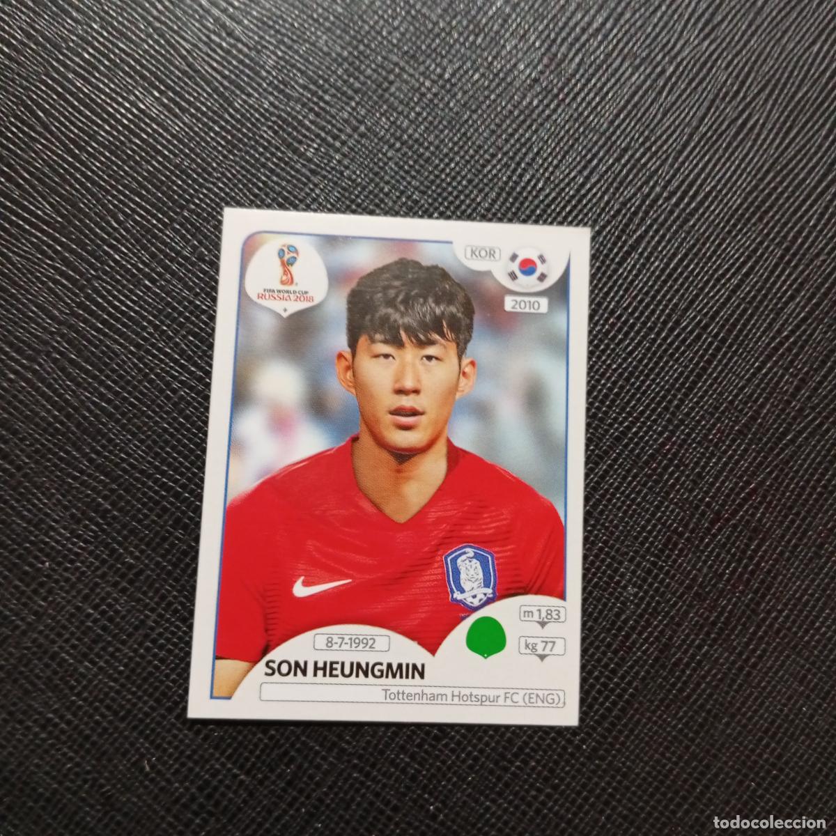 Cromos de f&uacute;tbol: 508 SON HEUNGMIN KOREA PANINI MUNDIAL RUSIA 2018 CROMO FUTBOL 18 - SIN PEGAR - CJ2