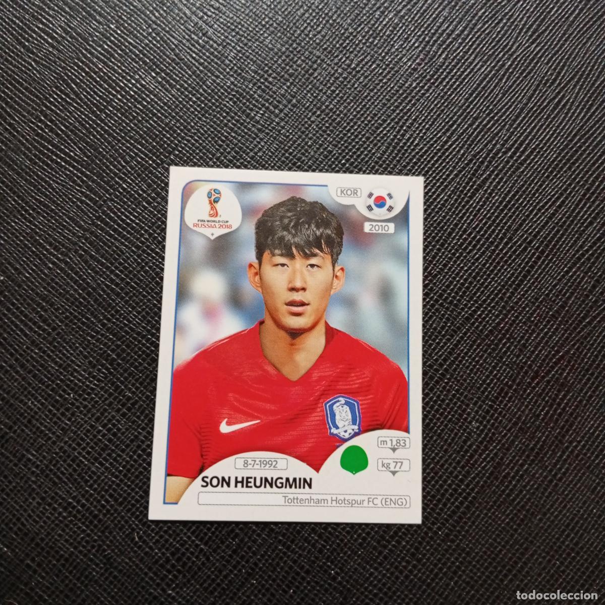 Cromos de f&uacute;tbol: 508 SON HEUNGMIN KOREA PANINI MUNDIAL RUSIA 2018 CROMO FUTBOL 18 - SIN PEGAR - CJ2 .