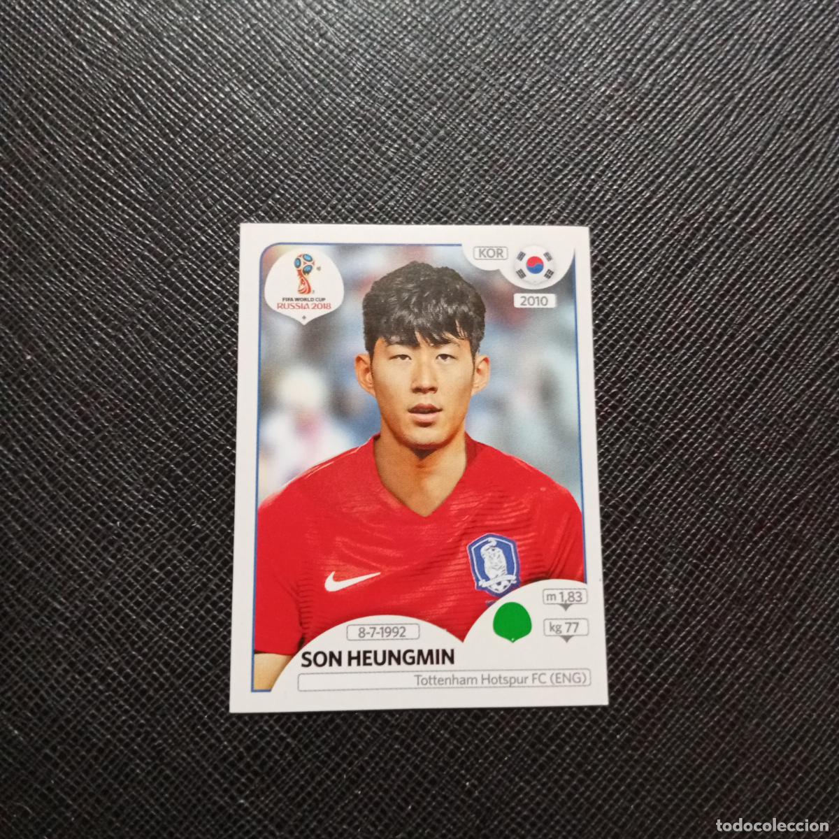 Cromos de f&uacute;tbol: 508 SON HEUNGMIN KOREA PANINI MUNDIAL RUSIA 2018 CROMO FUTBOL 18 - SIN PEGAR - CJ2 .