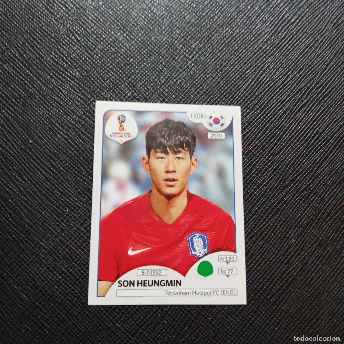 Cromos de f&uacute;tbol: 508 SON HEUNGMIN KOREA PANINI MUNDIAL RUSIA 2018 CROMO FUTBOL 18 - SIN PEGAR - CJ2 ..