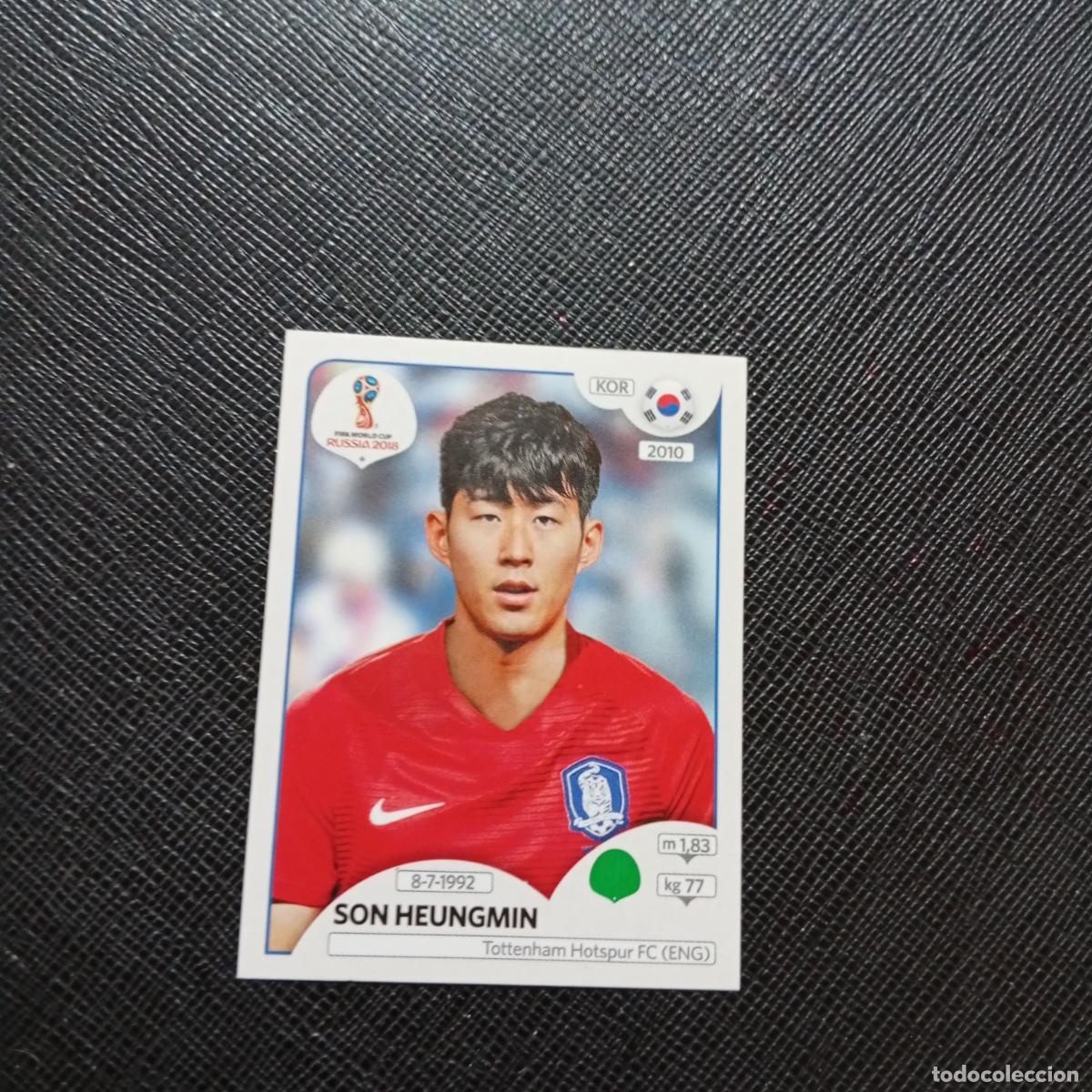Fu&szlig;ball-Sticker: 508 SON HEUNGMIN KOREA PANINI MUNDIAL RUSIA 2018 CROMO FUTBOL 18 - SIN PEGAR - CJ2 ...
