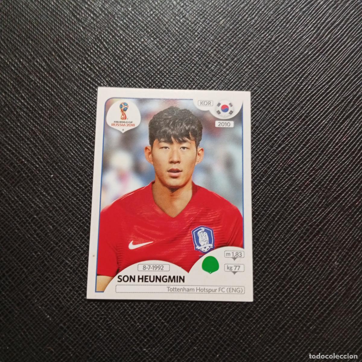 Fu&szlig;ball-Sticker: 508 SON HEUNGMIN KOREA PANINI MUNDIAL RUSIA 2018 CROMO FUTBOL 18 - SIN PEGAR - CJ2 ....