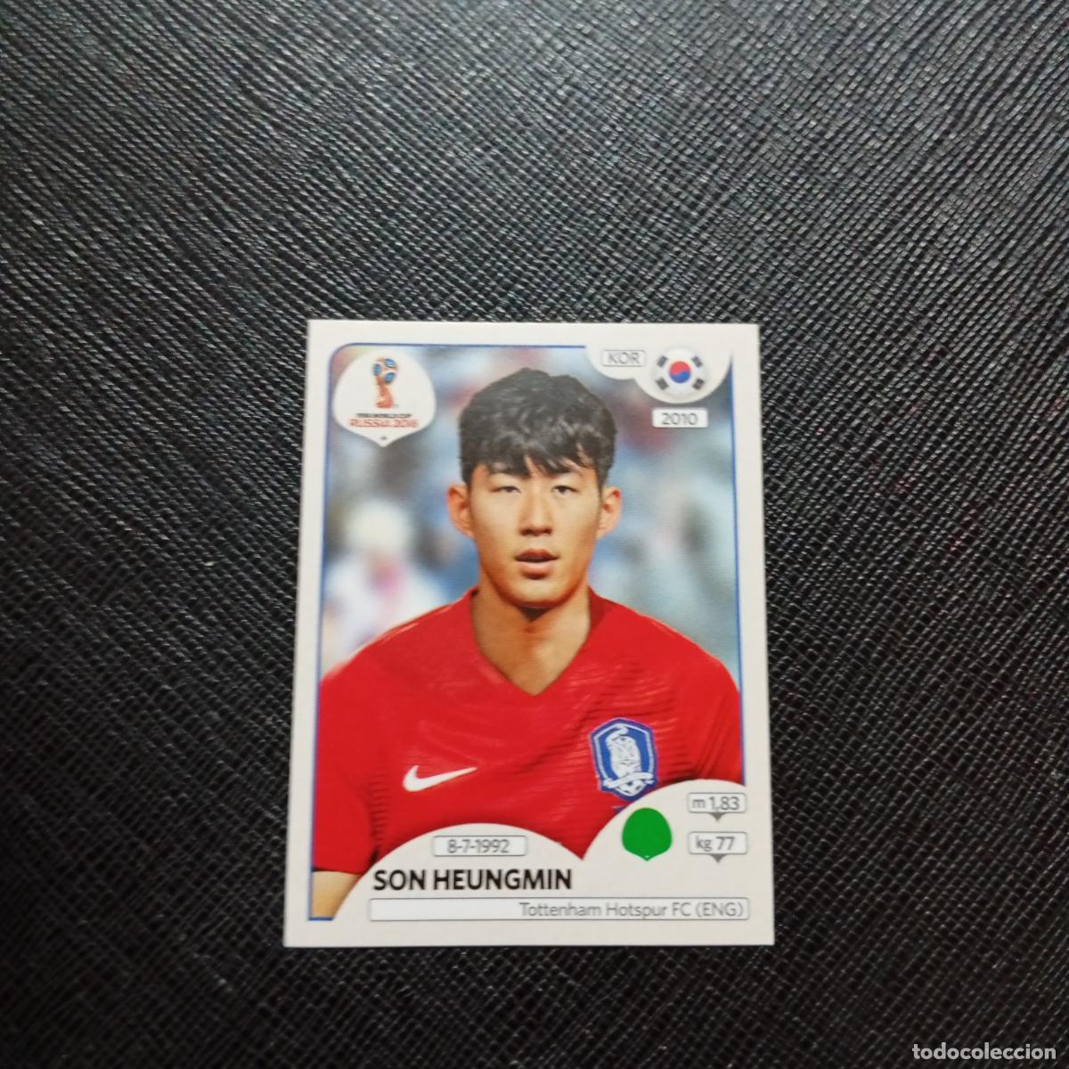 Fu&szlig;ball-Sticker: 508 SON HEUNGMIN KOREA PANINI MUNDIAL RUSIA 2018 CROMO FUTBOL 18 - SIN PEGAR - CJ2 ....