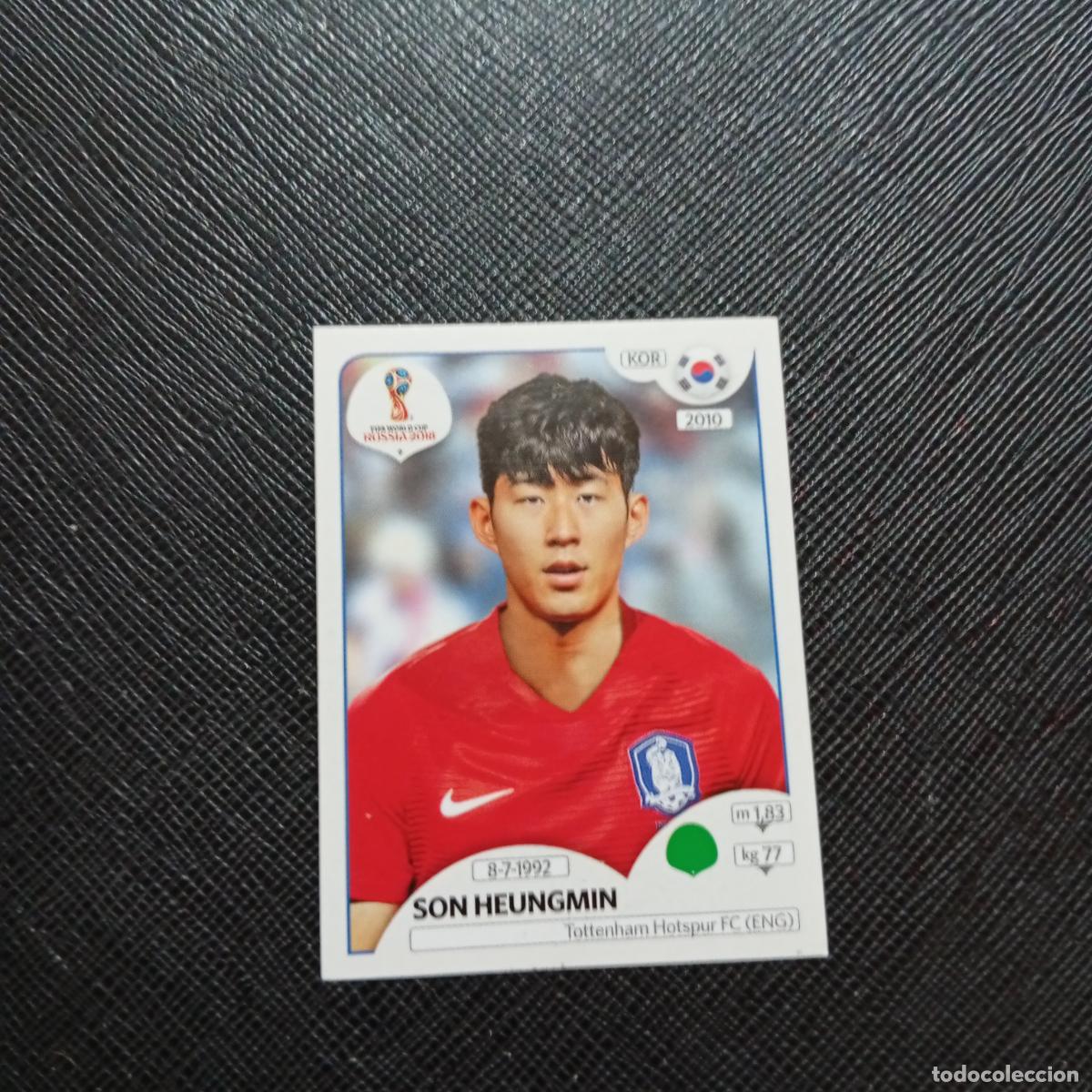 Cromos de f&uacute;tbol: 508 SON HEUNGMIN KOREA PANINI MUNDIAL RUSIA 2018 CROMO FUTBOL 18 - SIN PEGAR - CJ2 ....