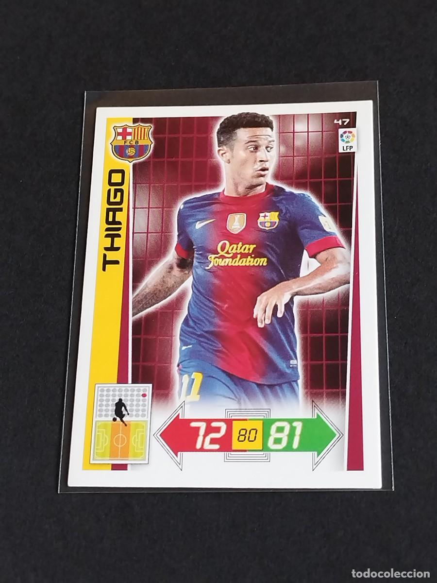 Cromos de f&uacute;tbol: THIAGO #47 FC BARCELONA - ADRENALYN XL LIGA BBVA 2012 2013 - PANINI 12 13 CROMO FUTBOL