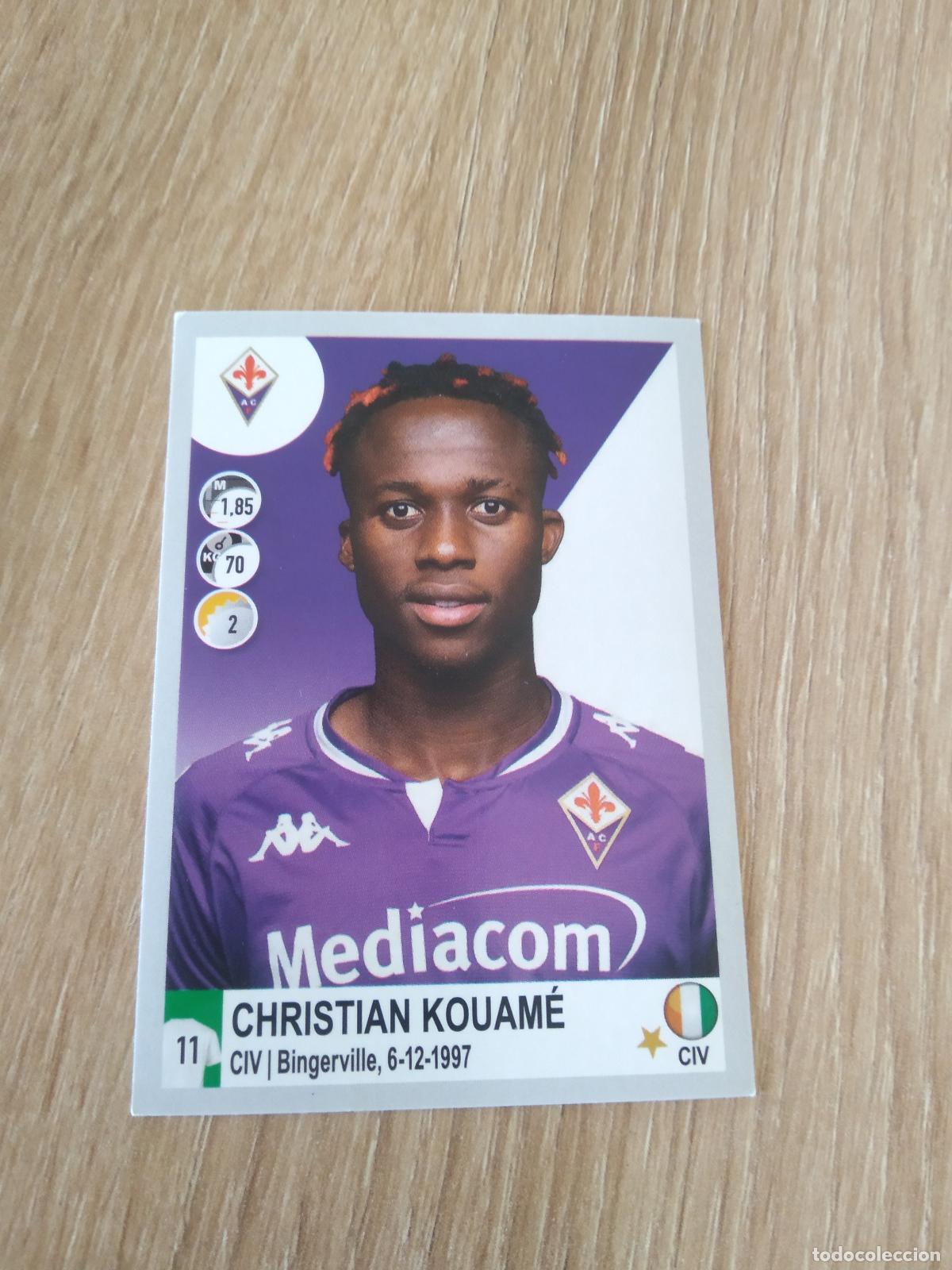 Cromos de f&uacute;tbol: 185 CHRISTIAN KOUAME FIORENTINA CROMO FUTBOL PANINI LIGA ITALIA 20-21 CALCIATORI 2020-2021