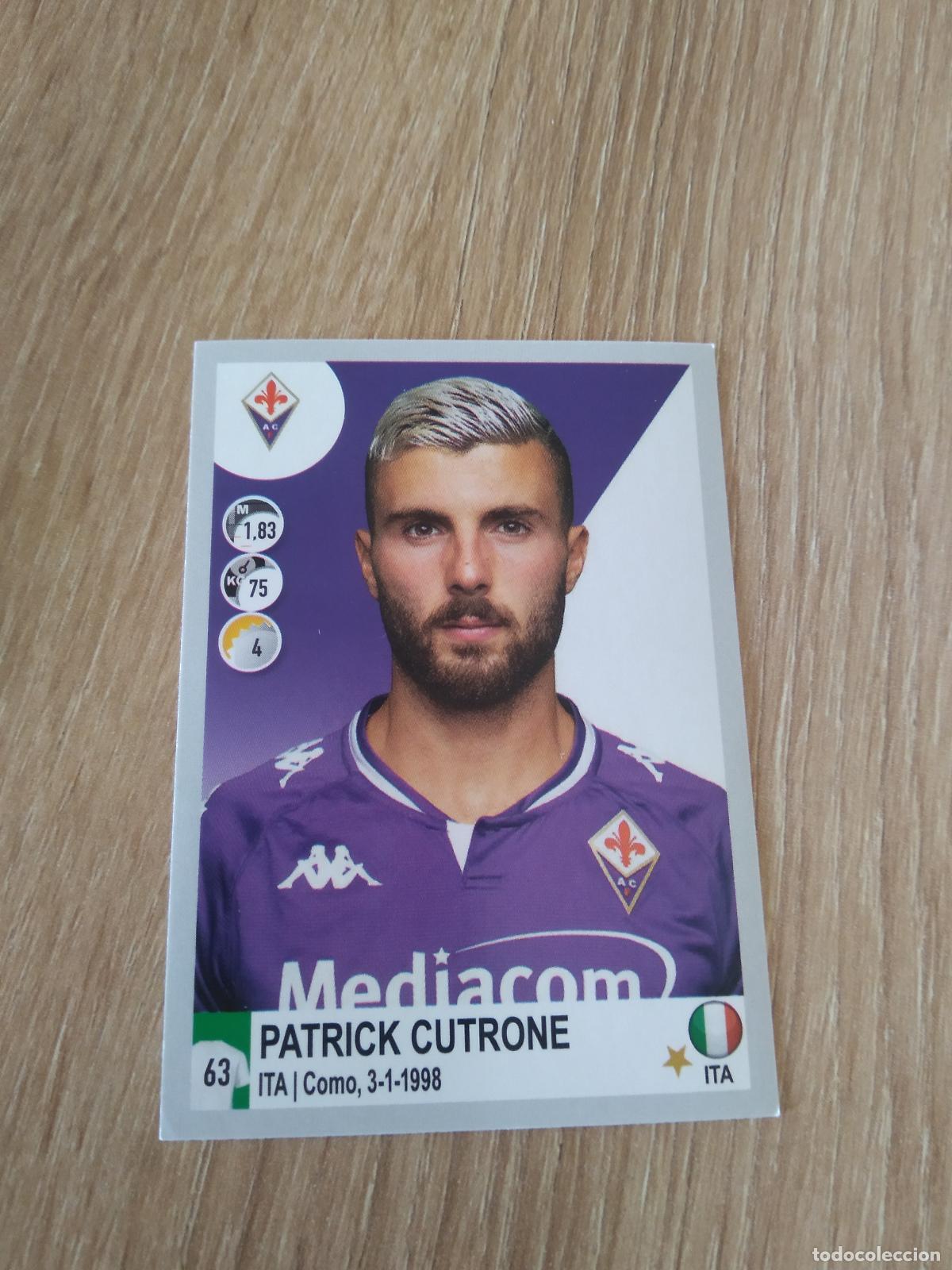 Cartes &agrave; collectionner de Football: 186 PATRICK CUTRONE FIORENTINA CROMO FUTBOL PANINI LIGA ITALIA 20-21 CALCIATORI 2020-2021