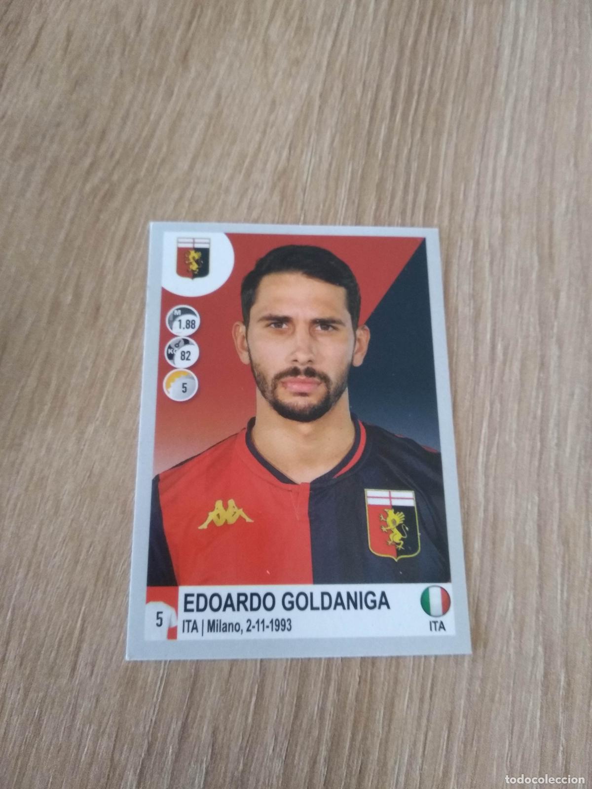 Cartes &agrave; collectionner de Football: 197 EDOARDO GOLDANIGA GENOA CROMO FUTBOL PANINI LIGA ITALIA 20-21 CALCIATORI 2020-2021