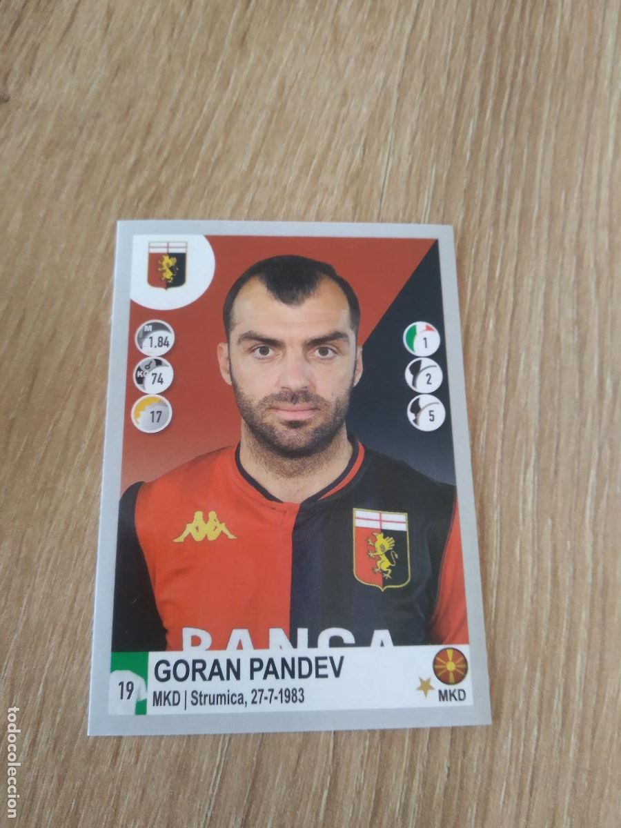 Cartes &agrave; collectionner de Football: 211 GORAN PANDEV GENOA CROMO FUTBOL PANINI LIGA ITALIA 20-21 CALCIATORI 2020-2021