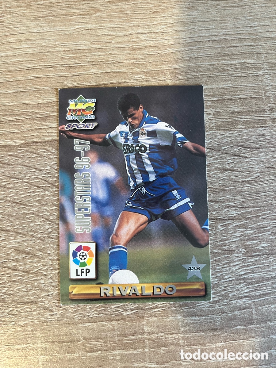 Cartes &agrave; collectionner de Football: 438 RIVALDO SUPERSTARS MUNDICROMO SPORT 1996 1997 96 97 DEPORTIVO DE A CORU&Ntilde;A