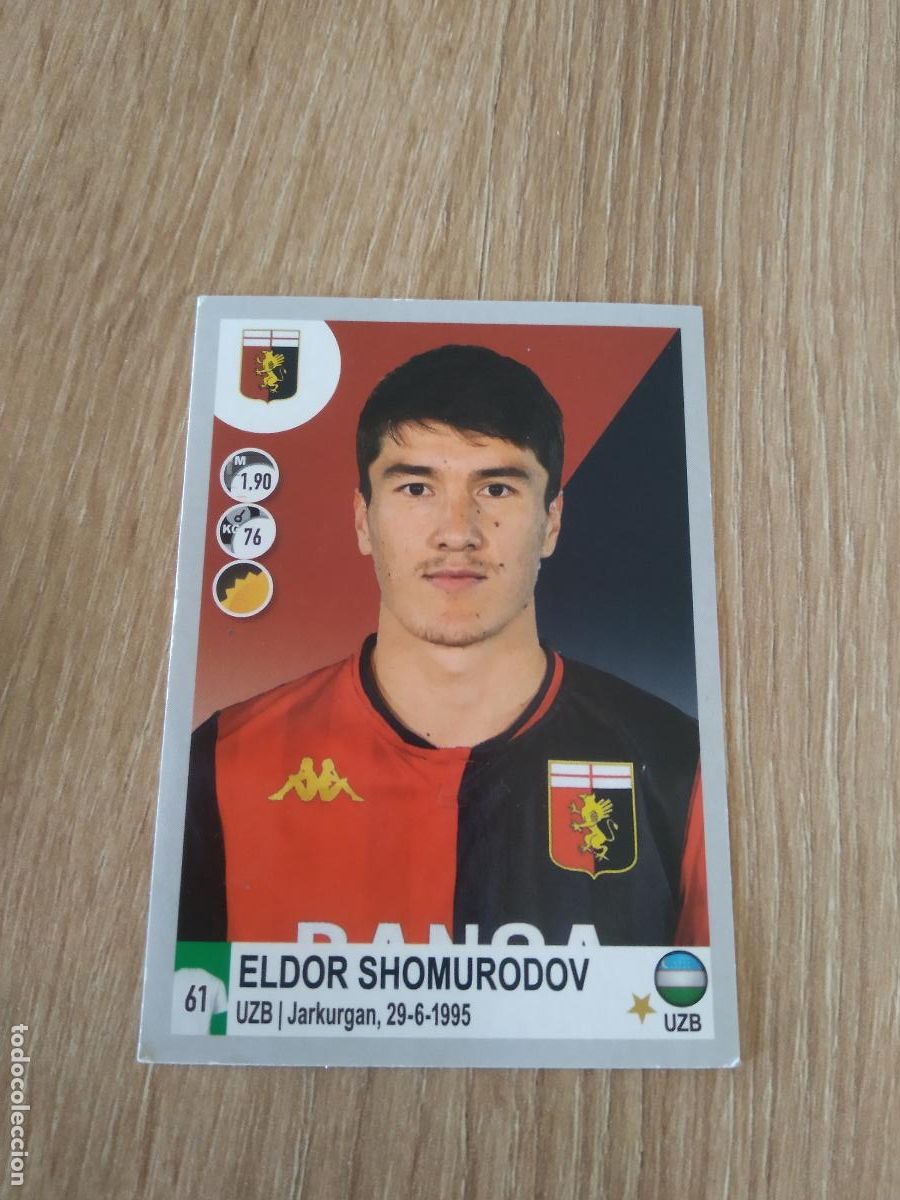Cartes &agrave; collectionner de Football: 212 ELDOR SHOMURODOV GENOA CROMO FUTBOL PANINI LIGA ITALIA 20-21 CALCIATORI 2020-2021