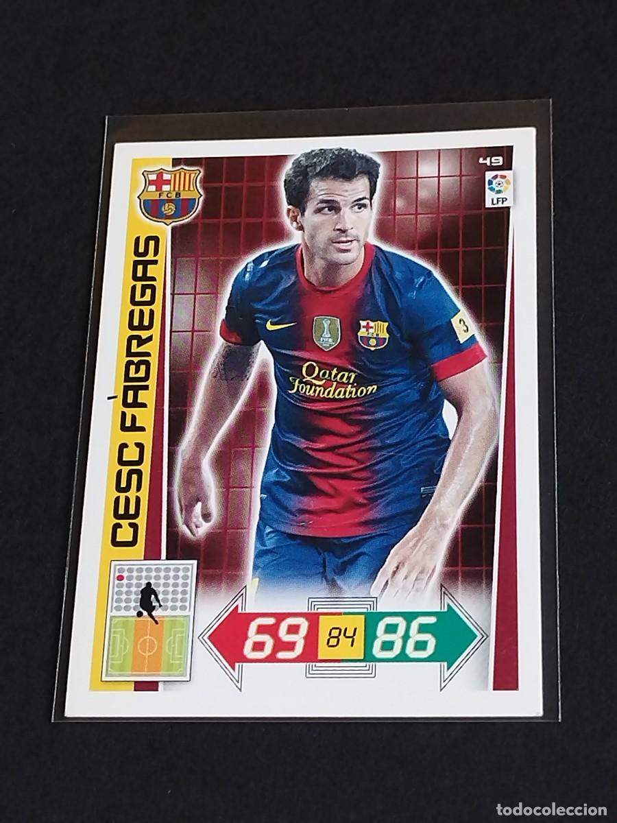 Cartes &agrave; collectionner de Football: CESC FABREGAS #49 FC BARCELONA - ADRENALYN XL LIGA BBVA 2012 2013 - PANINI 12 13 CROMO FUTBOL