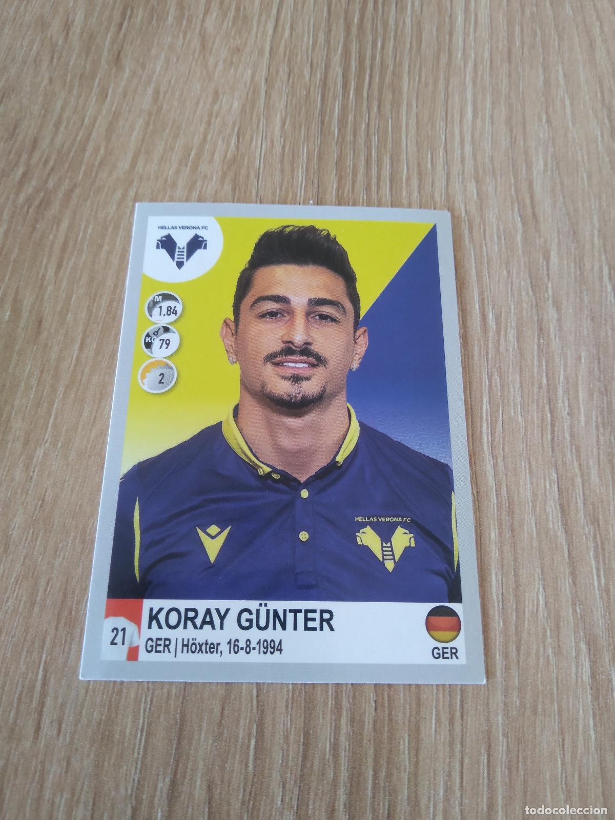 Cromos de f&uacute;tbol: 218 KORAY GUNTER HELLAS VERONA CROMO FUTBOL PANINI LIGA ITALIA 20-21 CALCIATORI 2020-2021