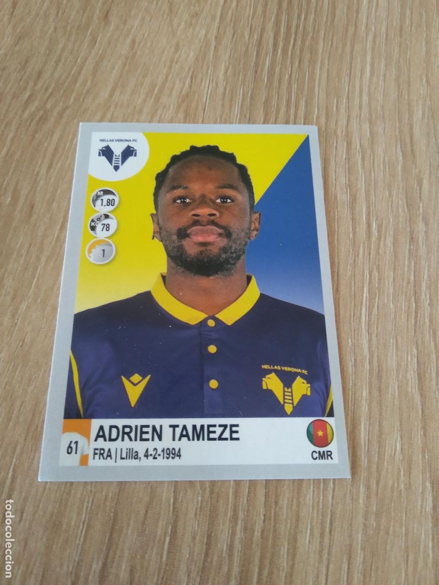 Cromos de f&uacute;tbol: 228 ADRIEN TAMEZE HELLAS VERONA CROMO FUTBOL PANINI LIGA ITALIA 20-21 CALCIATORI 2020-2021