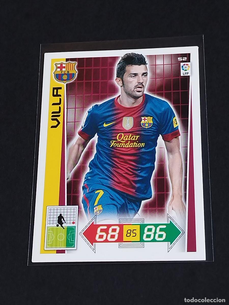 Cromos de f&uacute;tbol: VILLA #52 FC BARCELONA - ADRENALYN XL LIGA BBVA 2012 2013 - PANINI 12 13 CROMO FUTBOL