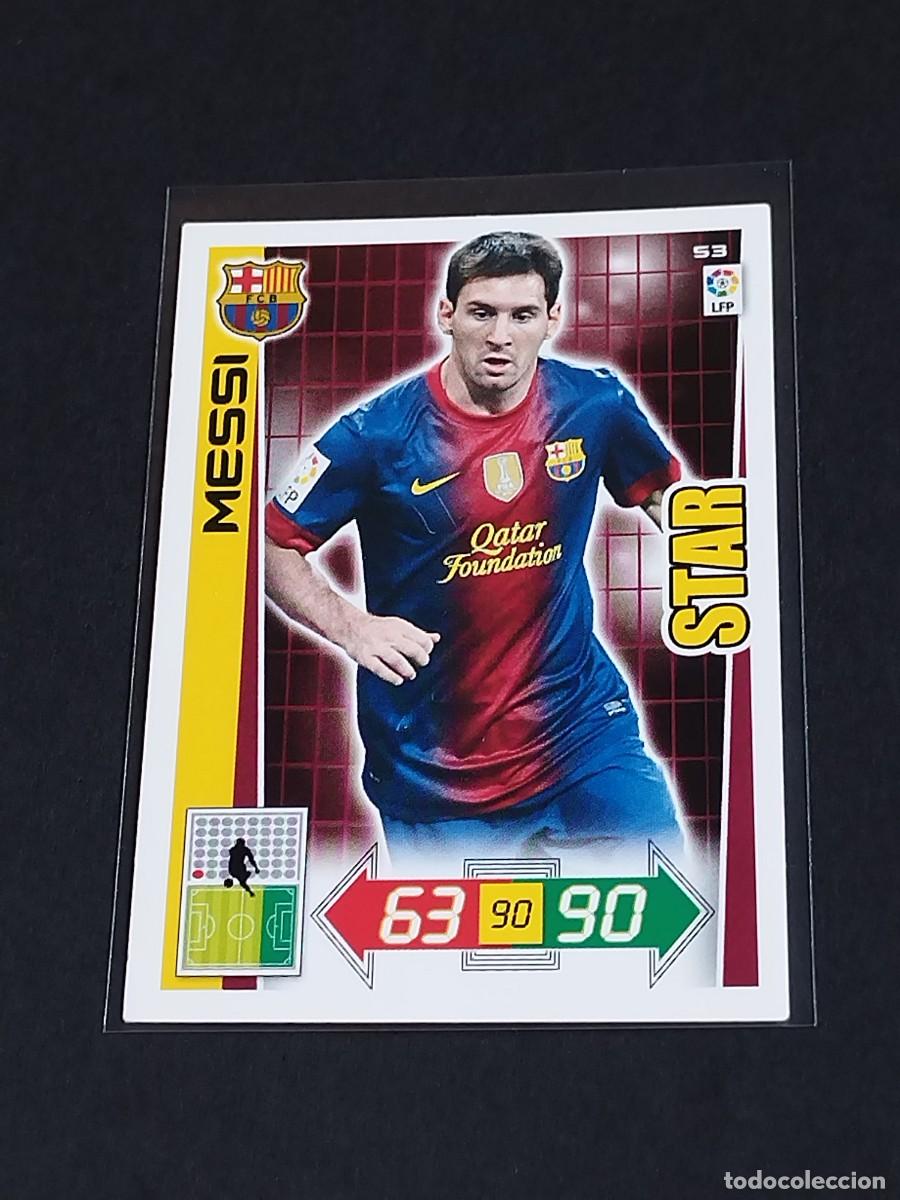 Cromos de f&uacute;tbol: MESSI STAR #53 FC BARCELONA - ADRENALYN XL LIGA BBVA 2012 2013 - PANINI 12 13 CROMO FUTBOL