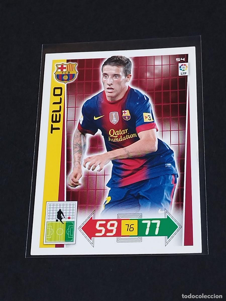 Cromos de f&uacute;tbol: TELLO #54 FC BARCELONA - ADRENALYN XL LIGA BBVA 2012 2013 - PANINI 12 13 CROMO FUTBOL