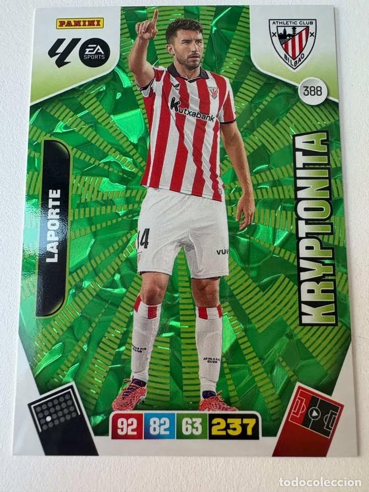 Cromos de f&uacute;tbol: Carta Laporte Kryptonita Atlhetic Club de Bilbao 388 Adrenalyn 2025-26