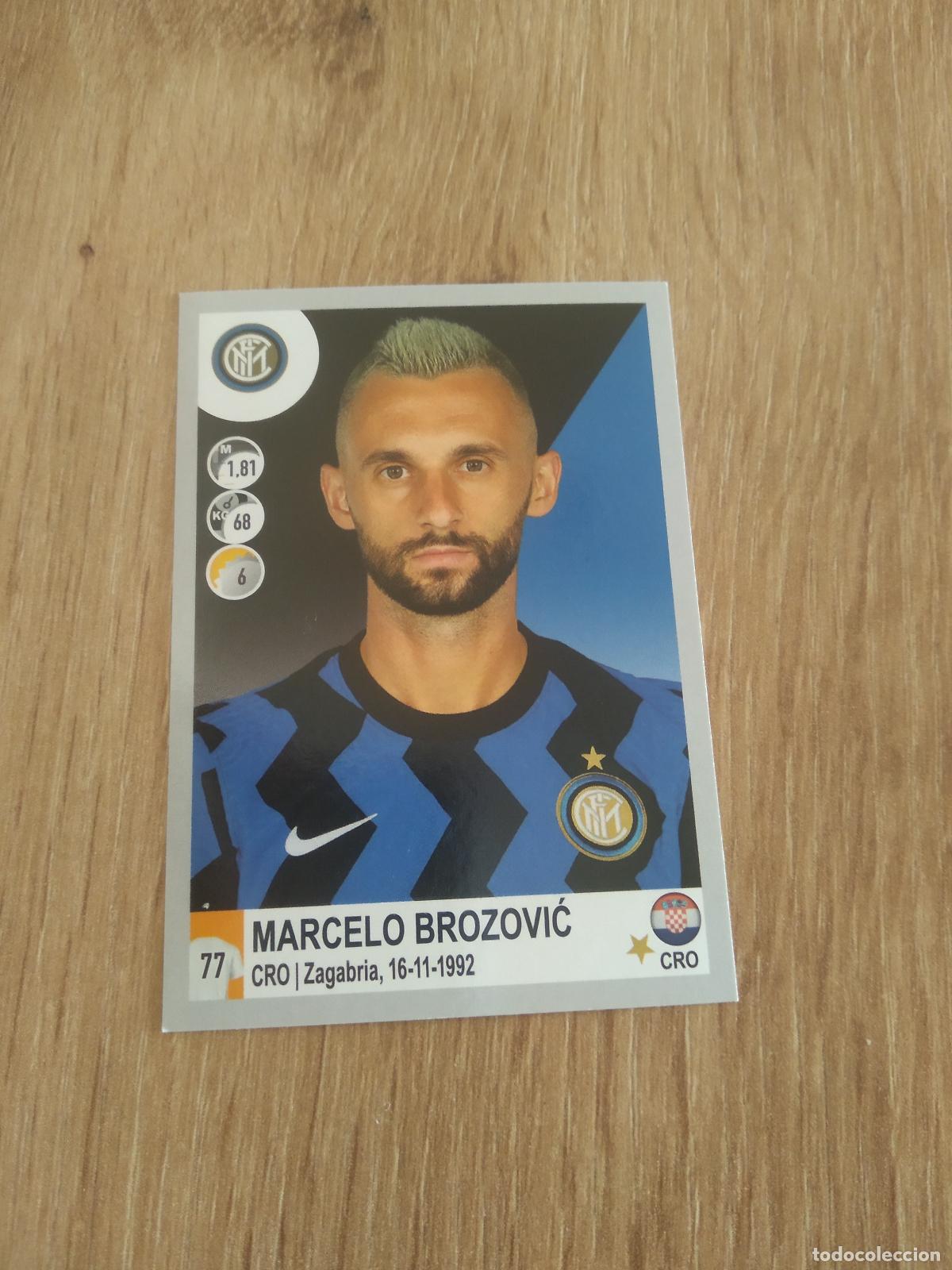 Figurine di Calcio: 255 MARCELO BROZOVIC INTER MILAN CROMO FUTBOL PANINI LIGA ITALIA 20-21 CALCIATORI 2020-2021