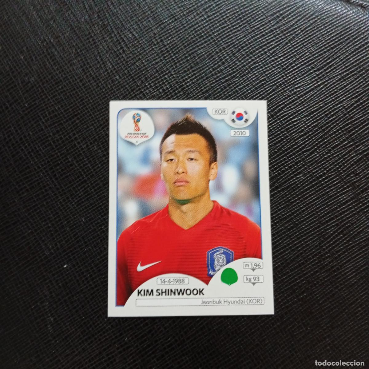 Figurine di Calcio: 510 KIM SHINWOOK KOREA PANINI MUNDIAL RUSIA 2018 CROMO FUTBOL 18 - SIN PEGAR - CJ2