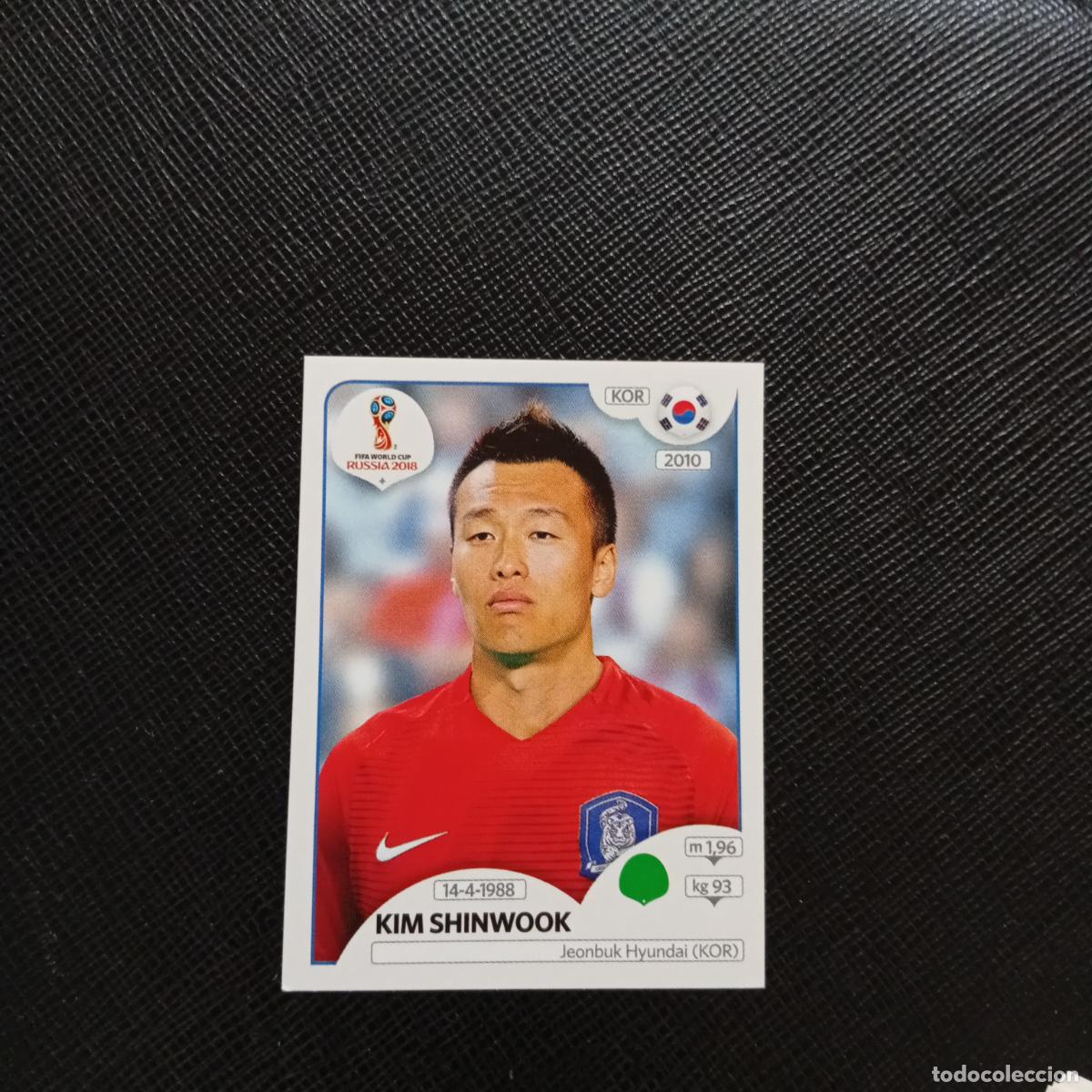 Figurine di Calcio: 510 KIM SHINWOOK KOREA PANINI MUNDIAL RUSIA 2018 CROMO FUTBOL 18 - SIN PEGAR - CJ2 .