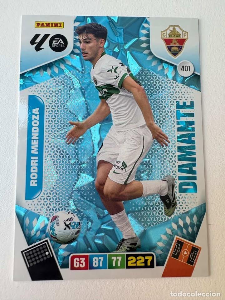 Figurine di Calcio: Carta Rodri Mendoza Diamante Elche 401 Adrenalyn 2025-26
