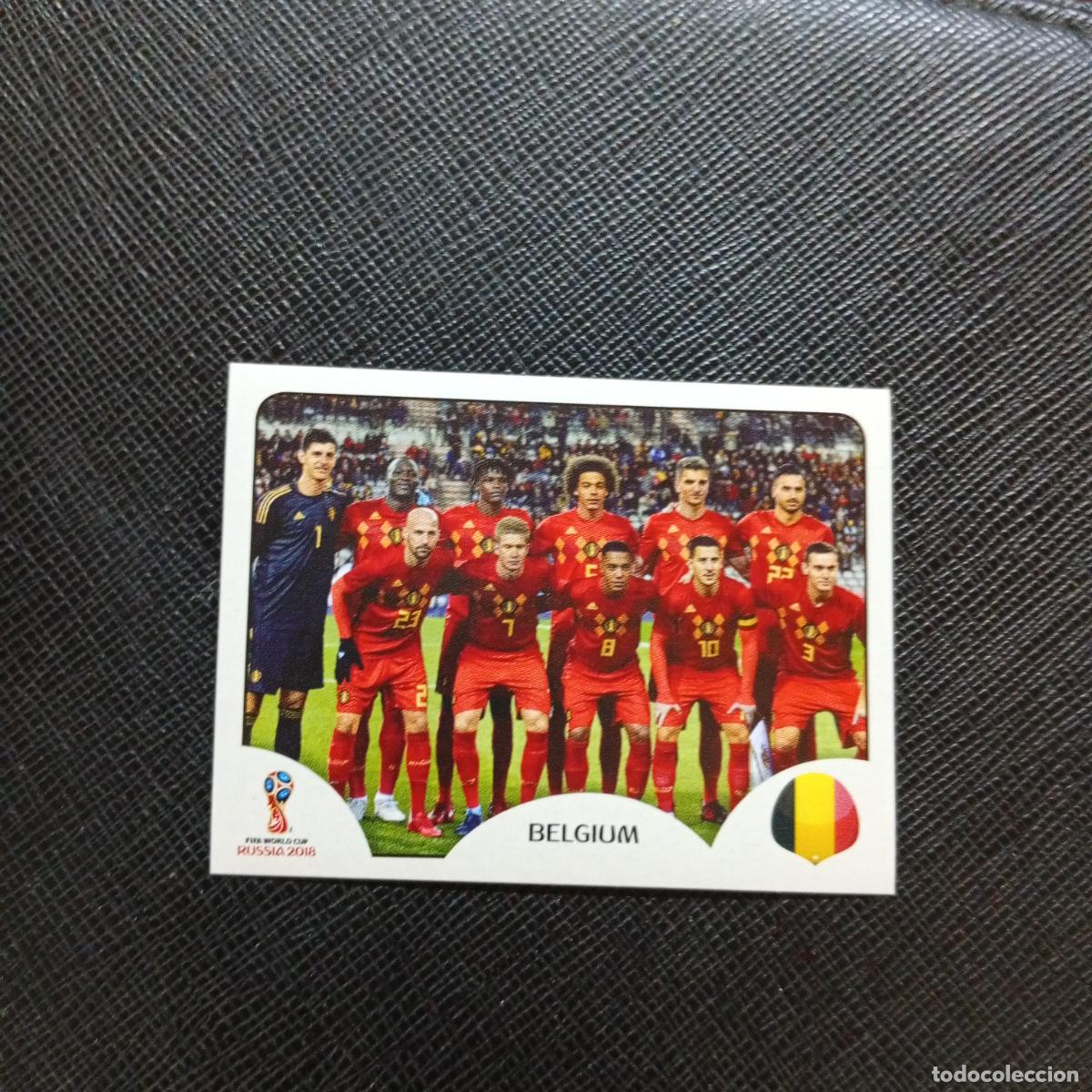 Cromos de f&uacute;tbol: 513 ALINEACION BELGICA PANINI MUNDIAL RUSIA 2018 CROMO FUTBOL 18 - SIN PEGAR - CJ2