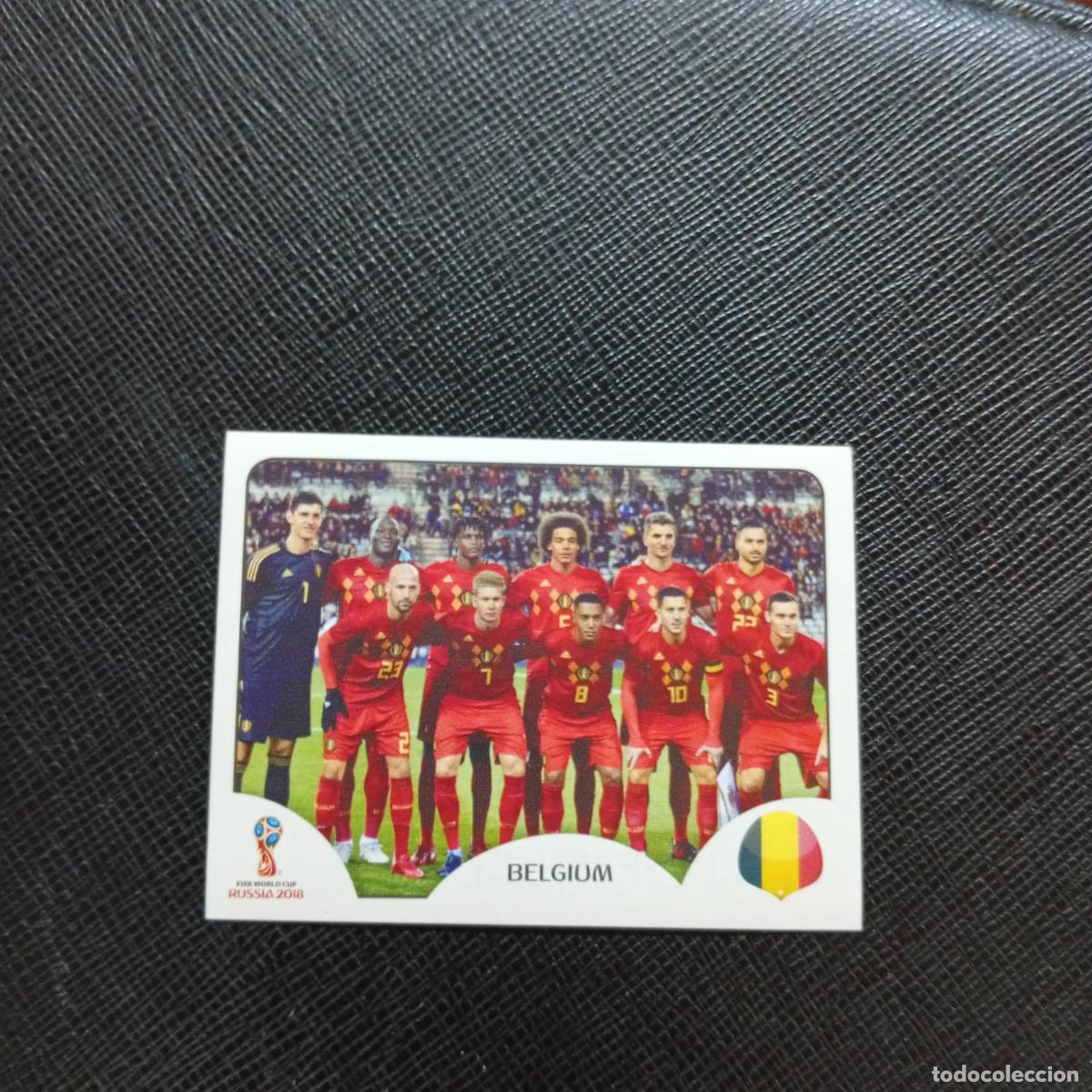 Cromos de f&uacute;tbol: 513 ALINEACION BELGICA PANINI MUNDIAL RUSIA 2018 CROMO FUTBOL 18 - SIN PEGAR - CJ2