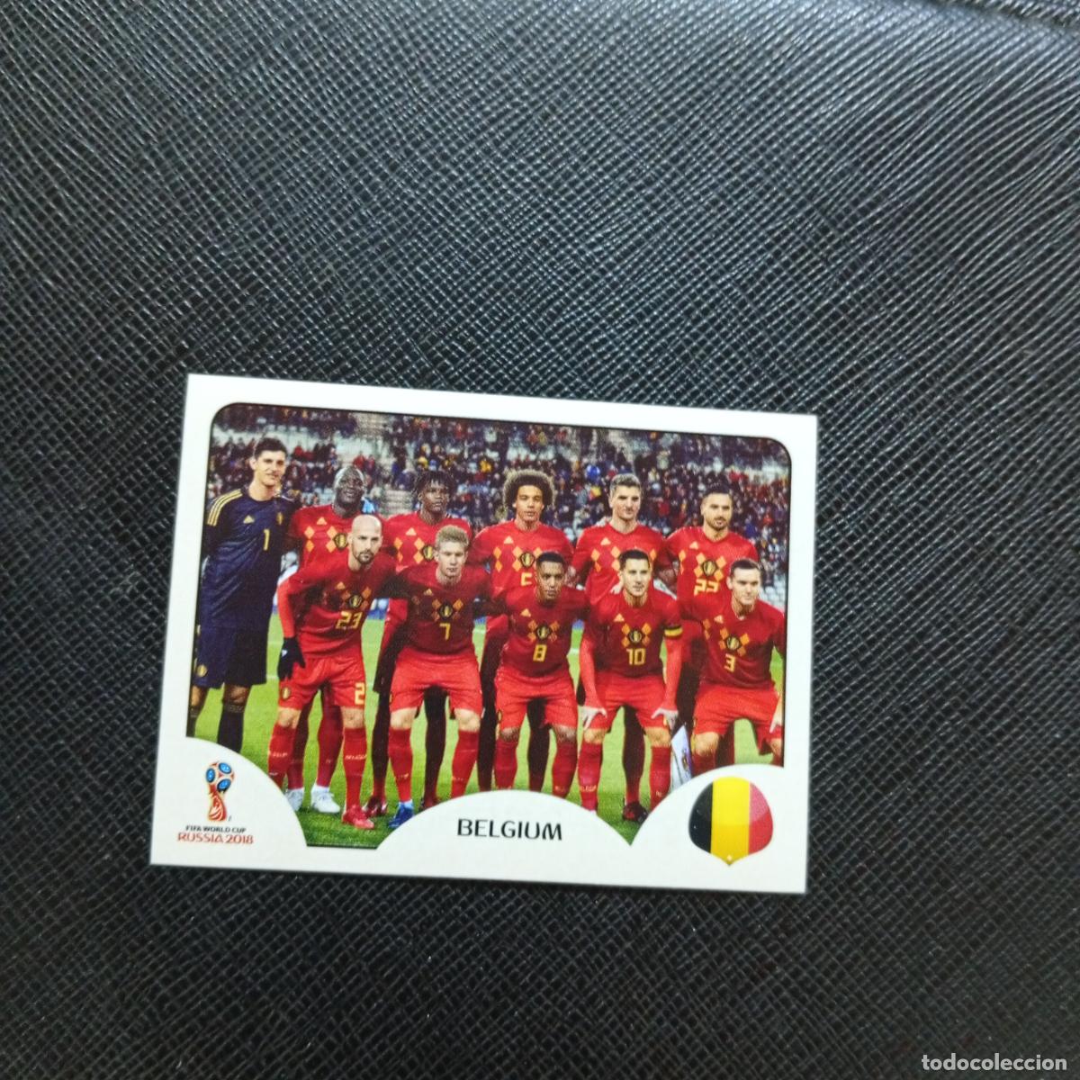 Cromos de f&uacute;tbol: 513 ALINEACION BELGICA PANINI MUNDIAL RUSIA 2018 CROMO FUTBOL 18 - SIN PEGAR - CJ2 .