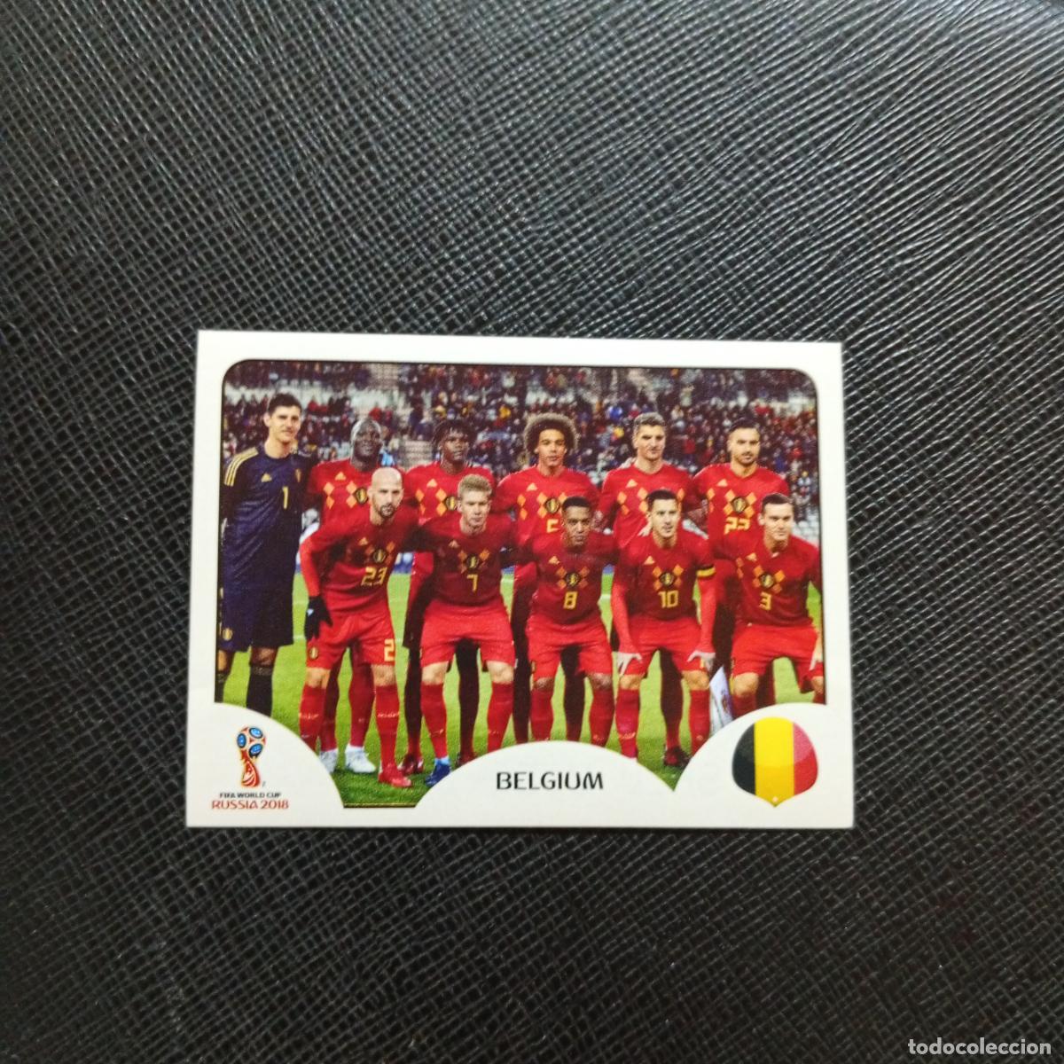 Cromos de f&uacute;tbol: 513 ALINEACION BELGICA PANINI MUNDIAL RUSIA 2018 CROMO FUTBOL 18 - SIN PEGAR - CJ2 .