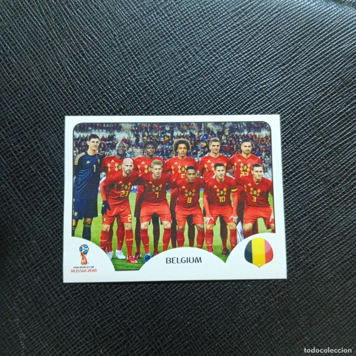 Cromos de f&uacute;tbol: 513 ALINEACION BELGICA PANINI MUNDIAL RUSIA 2018 CROMO FUTBOL 18 - SIN PEGAR - CJ2 ..