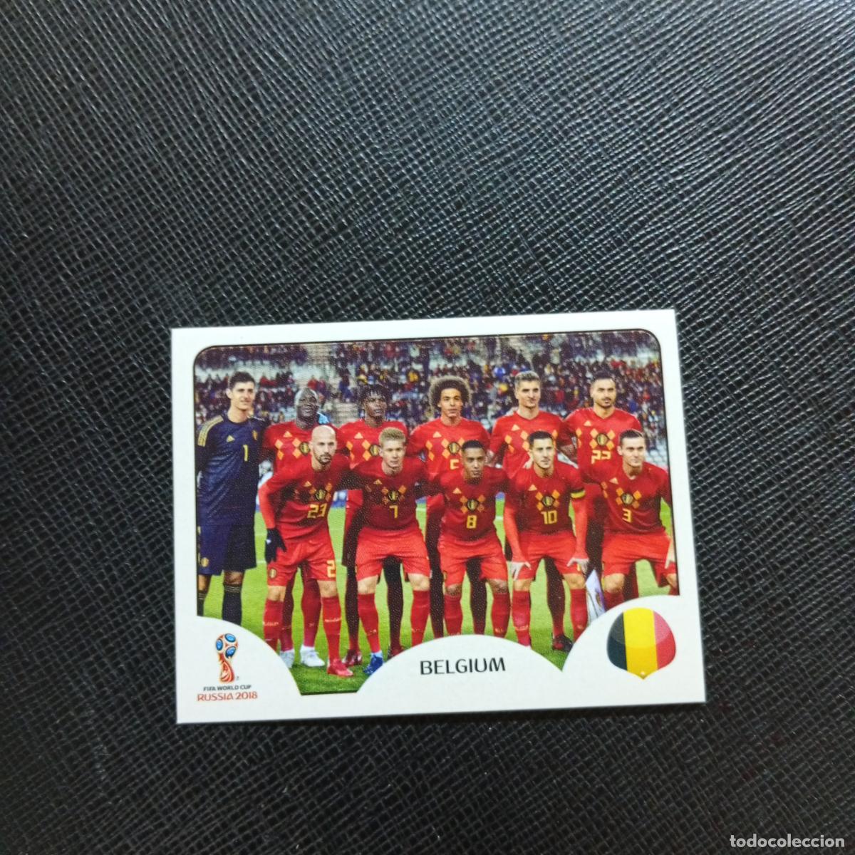 Cromos de f&uacute;tbol: 513 ALINEACION BELGICA PANINI MUNDIAL RUSIA 2018 CROMO FUTBOL 18 - SIN PEGAR - CJ2 ..