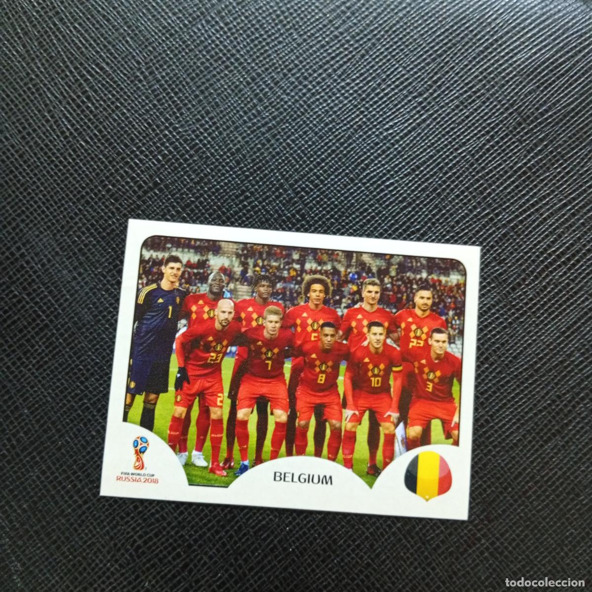 Cromos de f&uacute;tbol: 513 ALINEACION BELGICA PANINI MUNDIAL RUSIA 2018 CROMO FUTBOL 18 - SIN PEGAR - CJ2 ....