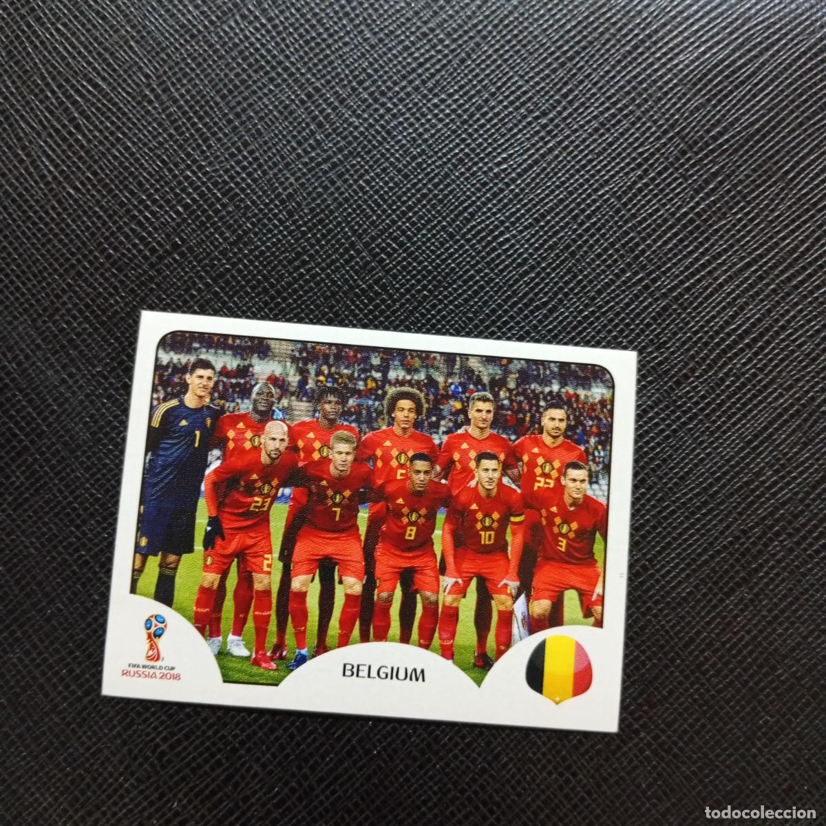 Cromos de f&uacute;tbol: 513 ALINEACION BELGICA PANINI MUNDIAL RUSIA 2018 CROMO FUTBOL 18 - SIN PEGAR - CJ2 ....