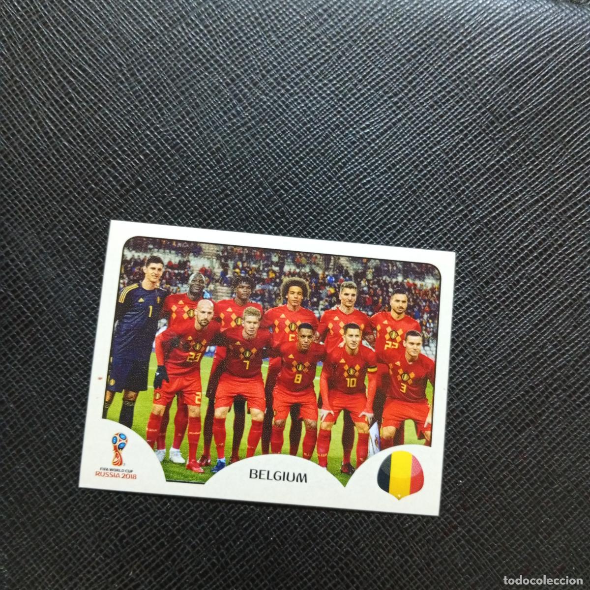 Cromos de f&uacute;tbol: 513 ALINEACION BELGICA PANINI MUNDIAL RUSIA 2018 CROMO FUTBOL 18 - SIN PEGAR - CJ2 ....