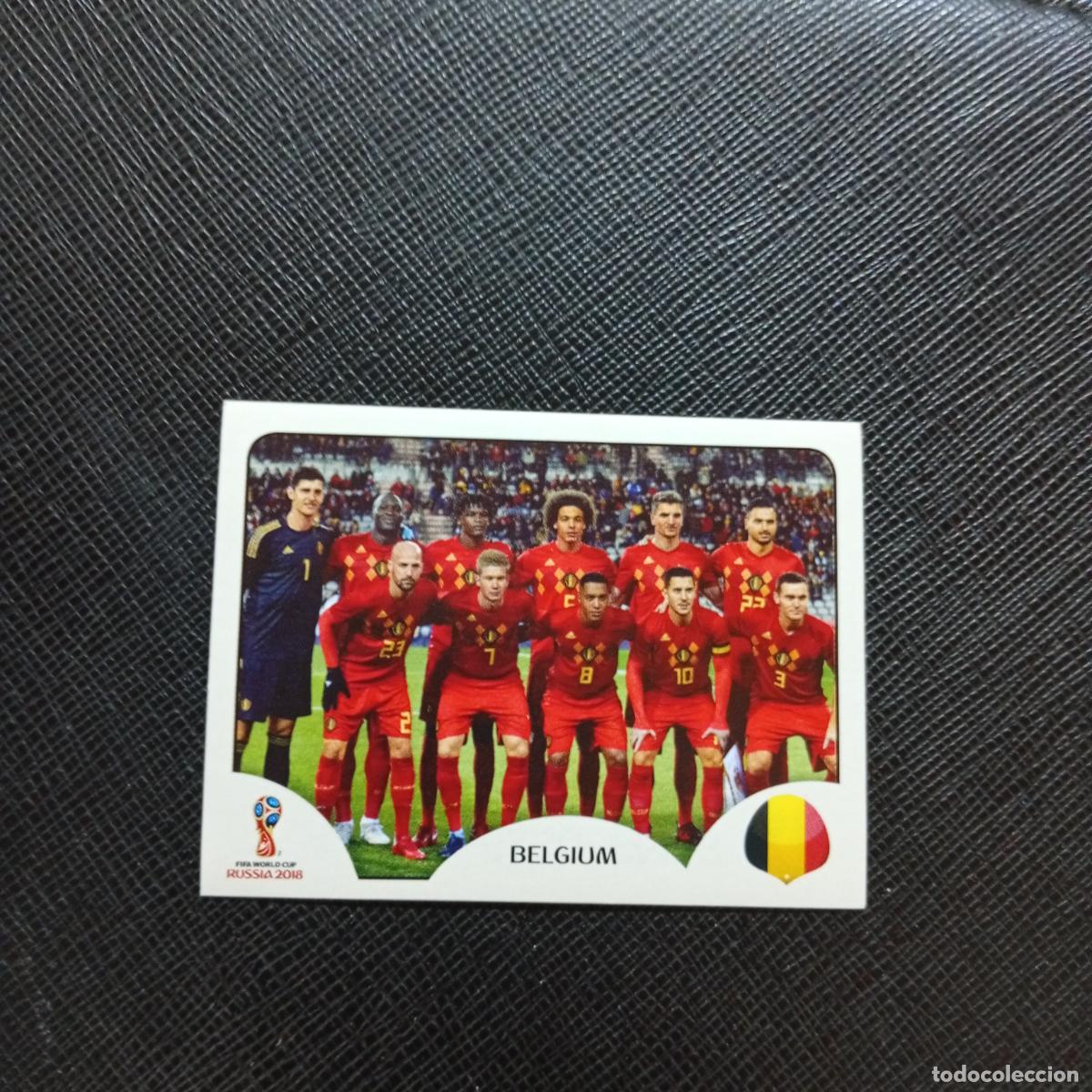 Cromos de f&uacute;tbol: 513 ALINEACION BELGICA PANINI MUNDIAL RUSIA 2018 CROMO FUTBOL 18 - SIN PEGAR - CJ2 .....