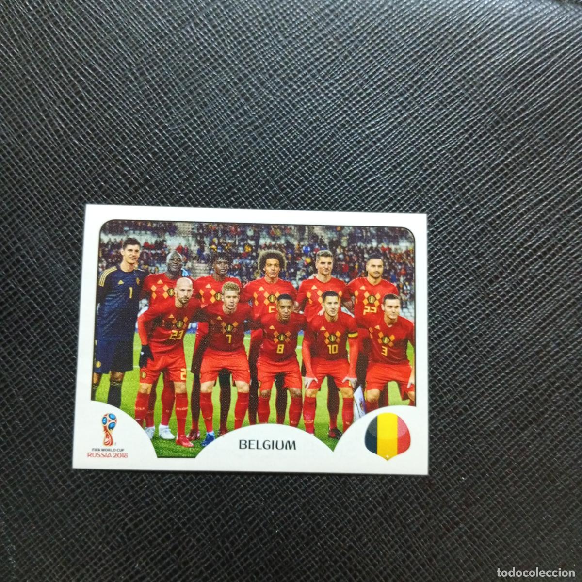 Cromos de f&uacute;tbol: 513 ALINEACION BELGICA PANINI MUNDIAL RUSIA 2018 CROMO FUTBOL 18 - SIN PEGAR - CJ2 .....
